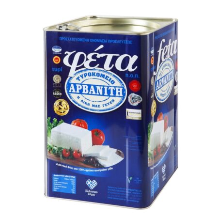 Cheese White Cow PDO tin | Arvaniti - 15kg (kg)