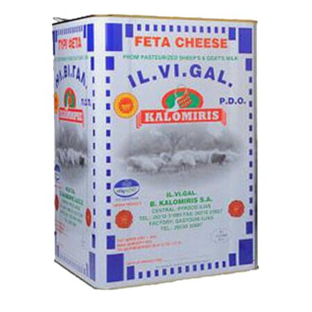 Cheese White Feta PDO tin | IL.VI.GAL Kalomoiris - 15kg (kg)